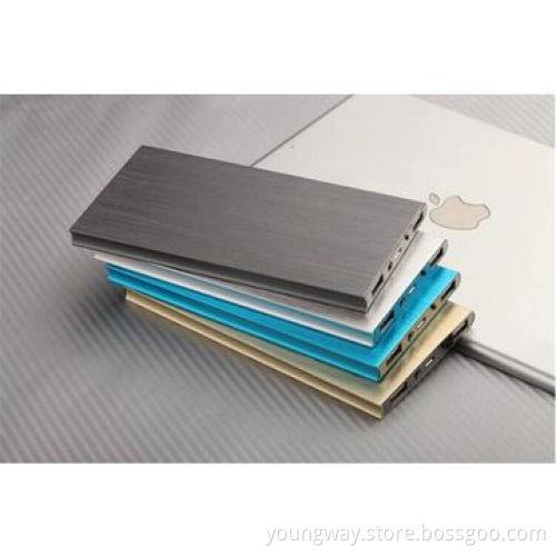 10000mAh Portable Mobile Chargers/Batteries with Two Output Ports, Size: 130*81*10mmNew